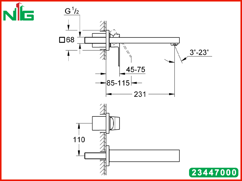ban-ve-ky-thuat-voi-lavabo-gan-tuong-grohe-eurocube-23447000