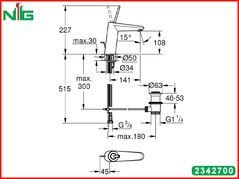 ban-ve-ky-thuat-voi-lavabo-nong-lanh-grohe-eurodisc-joy-m-size-23427000