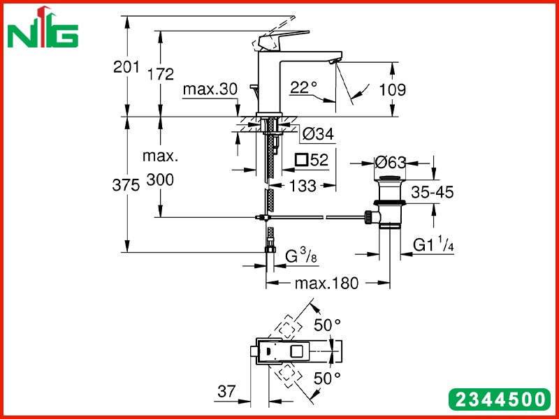 ban-ve-ky-thuat-voi-lavabo-nong-lanh-grohe-eurocube-m-size-23445000