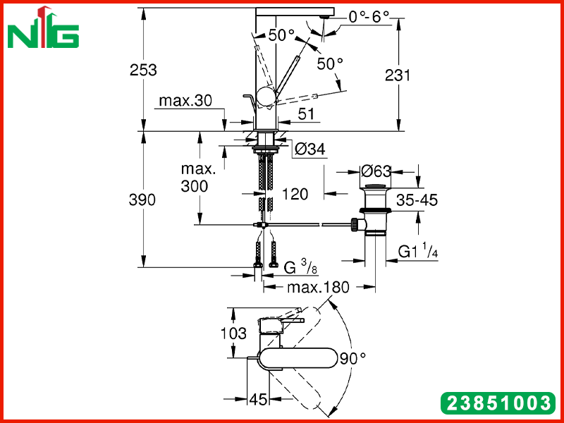 ban-ve-ky-thuat-voi-lavabo-nong-lanh-grohe-plus-l-size-23851003