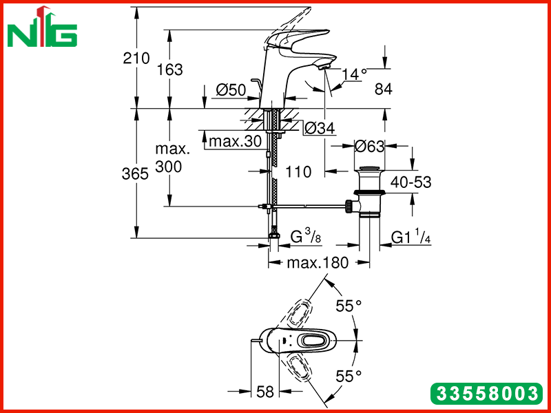ban-ve-ky-thuat-voi-lavabo-nong-lanh-grohe-eurostyle-s-size-33558003