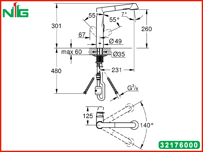 ban-ve-ky-thuat-voi-rua-bat-grohe-k7-dau-voi-day-rut-32176000