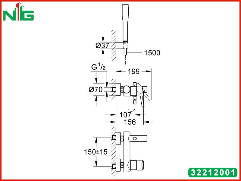 ban-ve-ky-thuat-voi-sen-nong-lanh-grohe-concetto-32212001