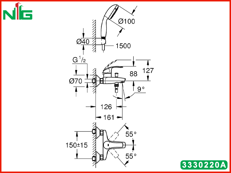 ban-ve-ky-thuat-voi-sen-nong-lanh-grohe-eurosmart-3330220A