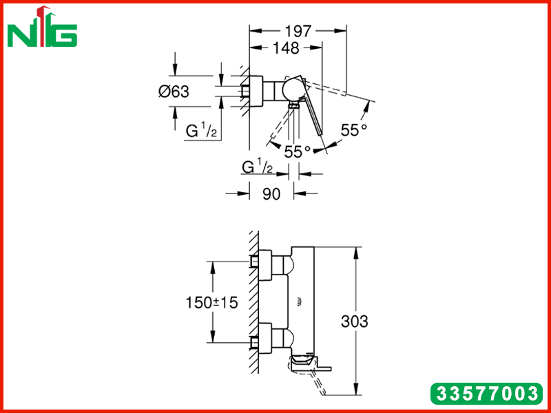 ban-ve-ky-thuat-bo-tron-nong-lanh-Grohe-1-che-do-Plus-33577003