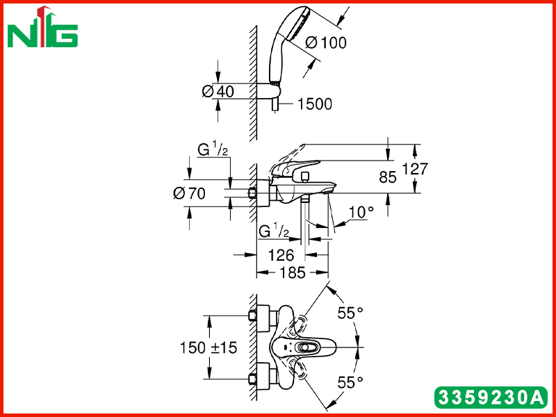 ban-ve-ky-thuat-voi-sen-nong-lanh-grohe-eurostyle-3359230A