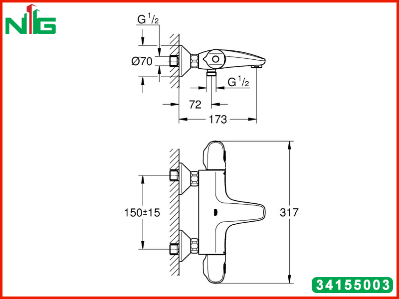 ban-ve-ky-thuat-bo-tron-nhiet-do-Grohe-2-che-do-Grohtherm-1000-New-34155003