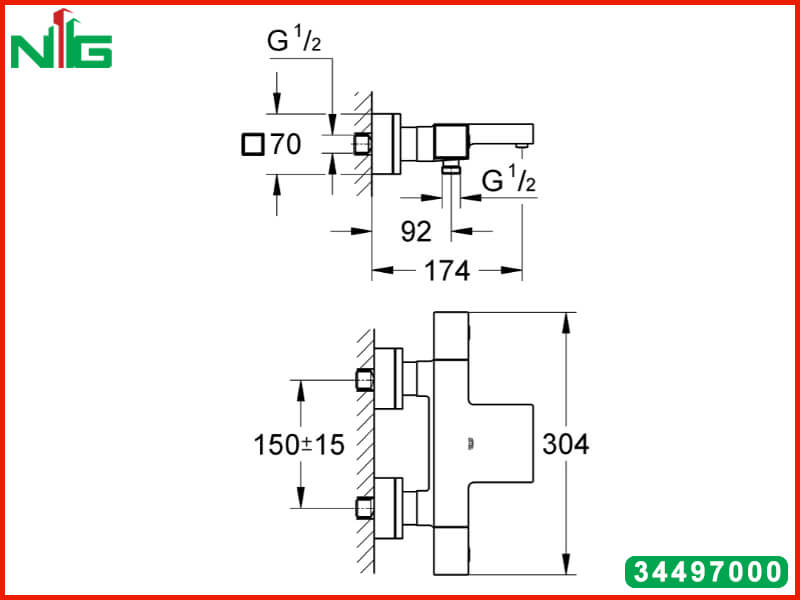 ban-ve-ky-thuat-bo-tron-nhiet-do-Grohe-2-che-do-Grohtherm-Cube-34497000