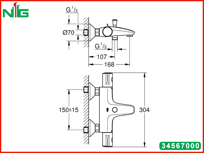 ban-ve-ky-thuat-bo-tron-nhiet-do-Grohe-2-che-do-Grohtherm-800-34567000