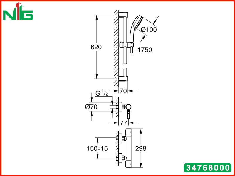 ban-ve-ky-thuat-bo-tron-nhiet-do-Grohe-1-che-do-Cosmopolitan-800-34768000