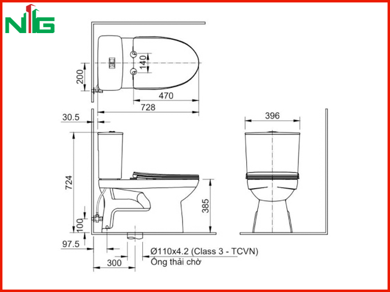 ban-ve-ky-thuat-bon-cau-nap-dien-tu-inax-ac-514a+cw-h17vn