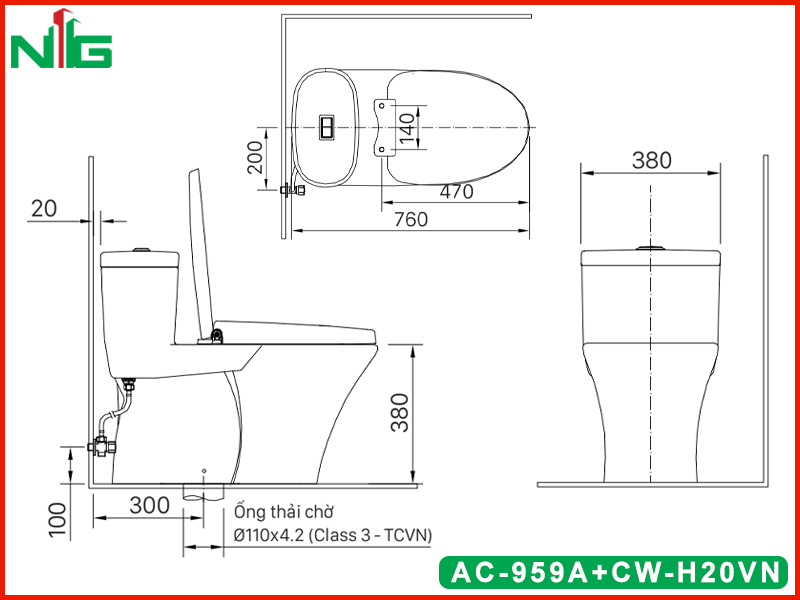 ban-ve-ky-thuat-bon-cau-nap-dien-tu-inax-ac-959a-cw-h20vn