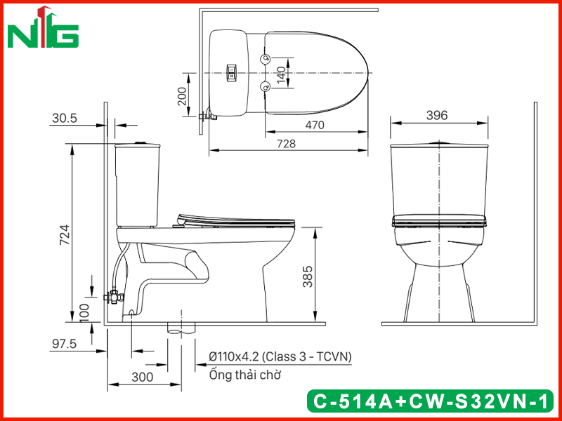 ban-ve-ky-thuat-bon-cau-nap-rua-co-inax-c-514a-cw-s32vn-1