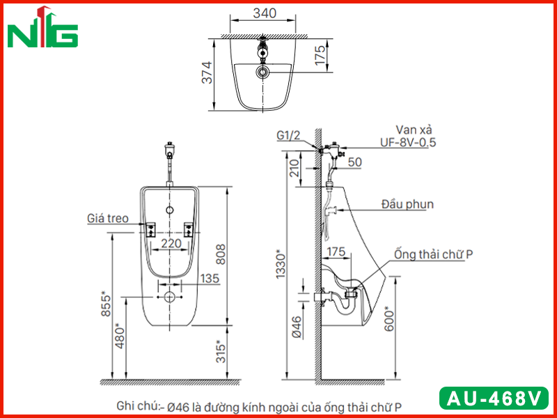 ban-ve-ky-thuat-bon-tieu-nam-treo-tuong-inax-au-468v