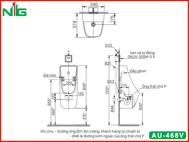 ban-ve-ky-thuat-bon-tieu-nam-treo-tuong-inax-au-468vac