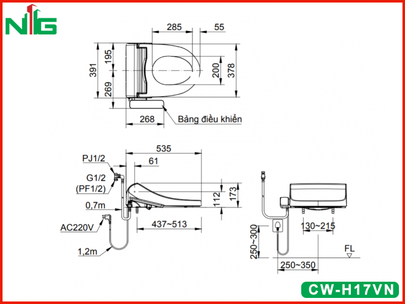 ban-ve-ky-thuat-nap-rua-dien-tu-inax-cw-h18vn