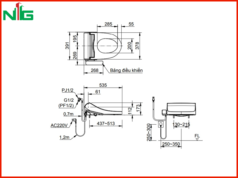 ban-ve-ky-thuat-inax-cw-h18vn