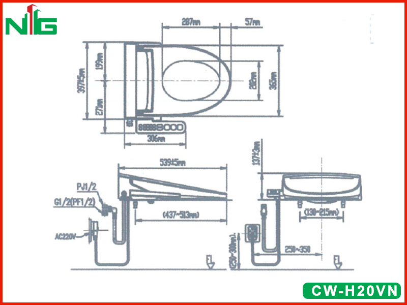 ban-ve-ky-thuat-nap-rua-dien-tu-inax-cw-h20vn
