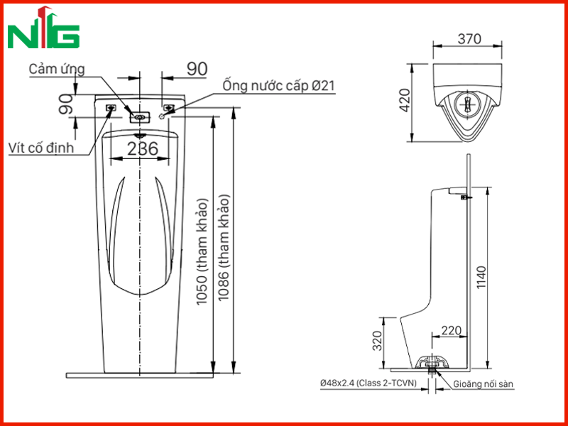 ban-ve-ky-thuat-bon-tieu-nam-cam-ung-dung-pin-inax-afu-600vdc
