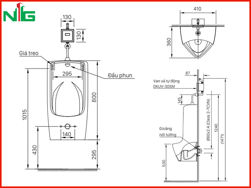 ban-ve-ky-thuat-bon-tieu-nam-treo-tuong-inax-u-411v