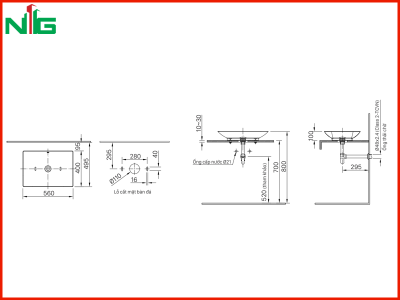 ban-ve-ky-thuat-lavabo-dat-ban-inax-al-s610v