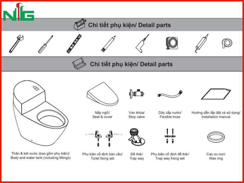 vat-lieu-can-thiet-khi-lap-dat-bon-cau-nap-dein-tu-inax-ac-2700+cw-ka22avn