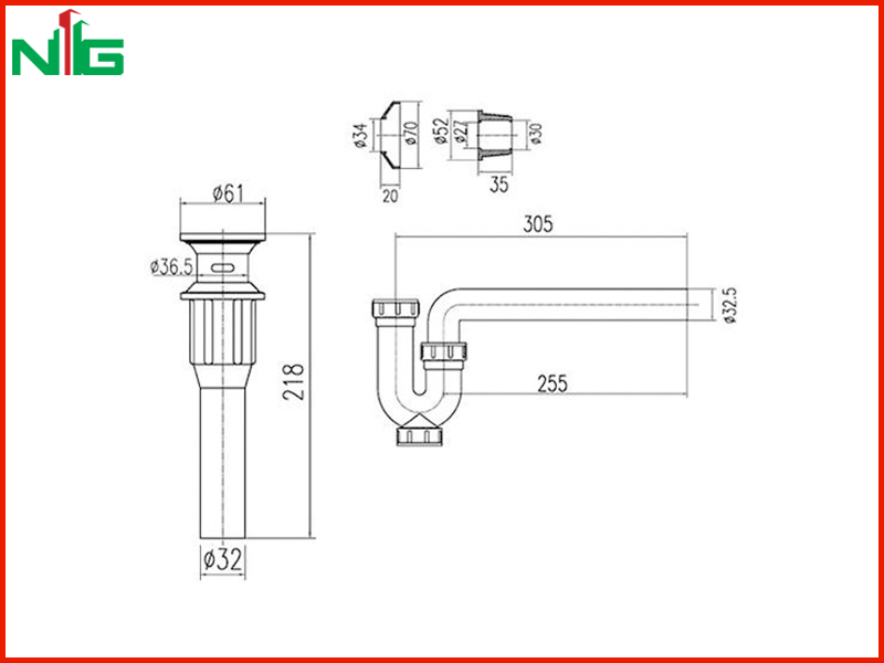 ban-ve-ky-thuat-ong-thai-chu-p-inax-a-675pv