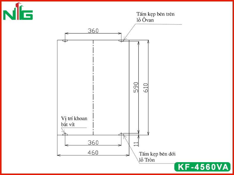 ban-ve-ky-thuat-guong-trang-bac-inax-kf-4560va