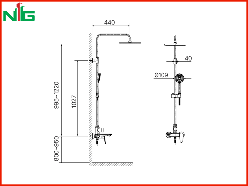 ban-ve-ky-thuat-sen cay-nong-lanh-inax-bfv-515s