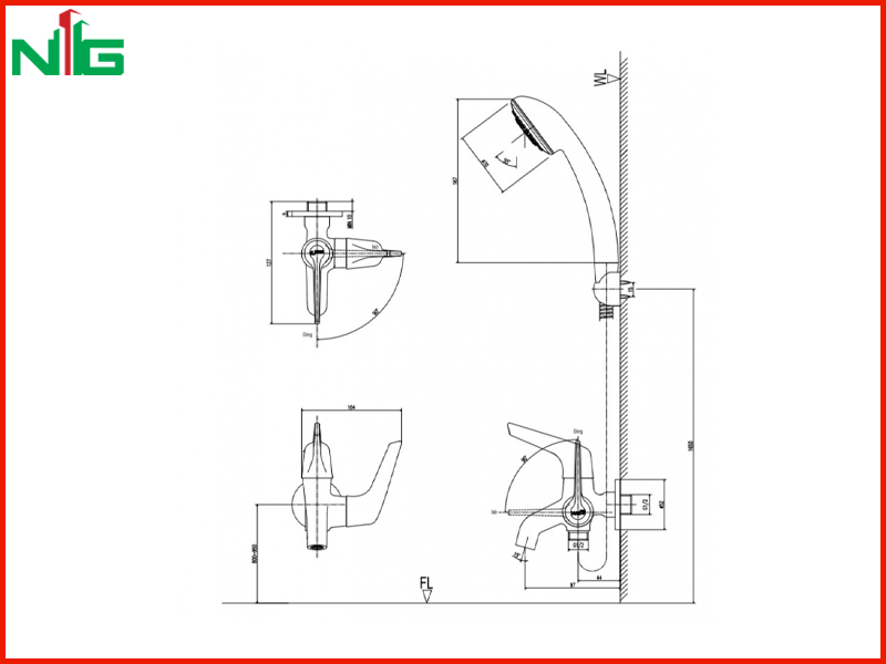ban-ve-ky-thuat-voi-sen-lanh-inax-bfv-17-8c