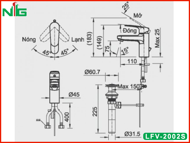 ban-ve-ky-thuat-voi-lavabo-nong-lanh-inax-lfv-2002s
