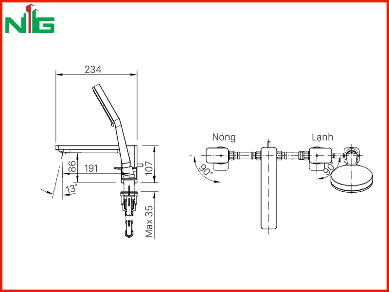 ban-ve-ky-thuat-voi-bon-tam-gan-bon-inax-lfv-5013s