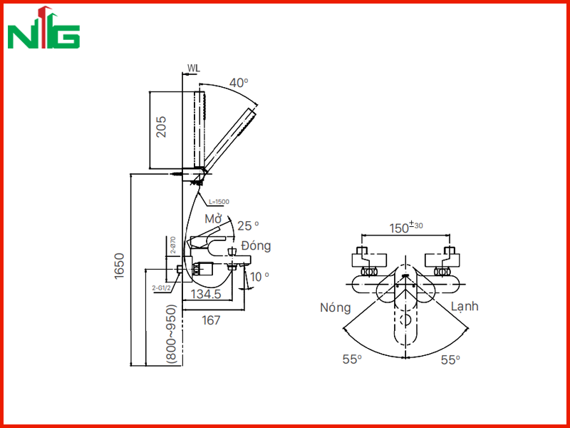 ban-ve-ky-thuat-voi-sen-nong-lanh-inax-bfv-6003s