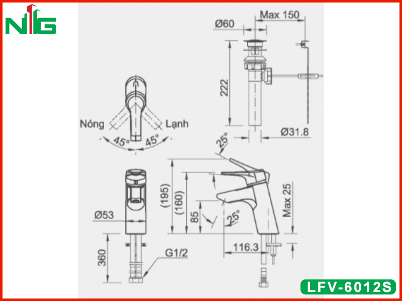 ban-ve-ky-thuat-voi-lavabo-nong-lanh-inax-lfv-6012s