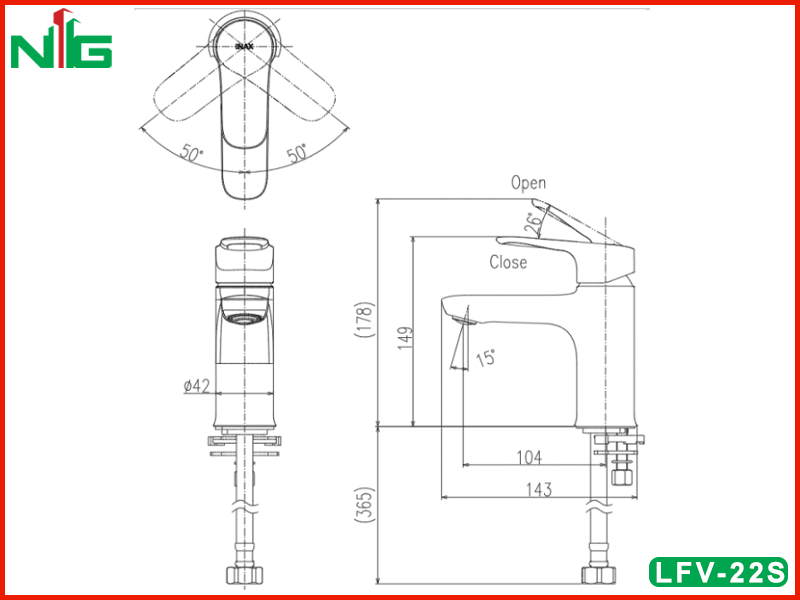 ban-ve-ky-thuat-voi-lavabo-lanh-inax-lfv-22s
