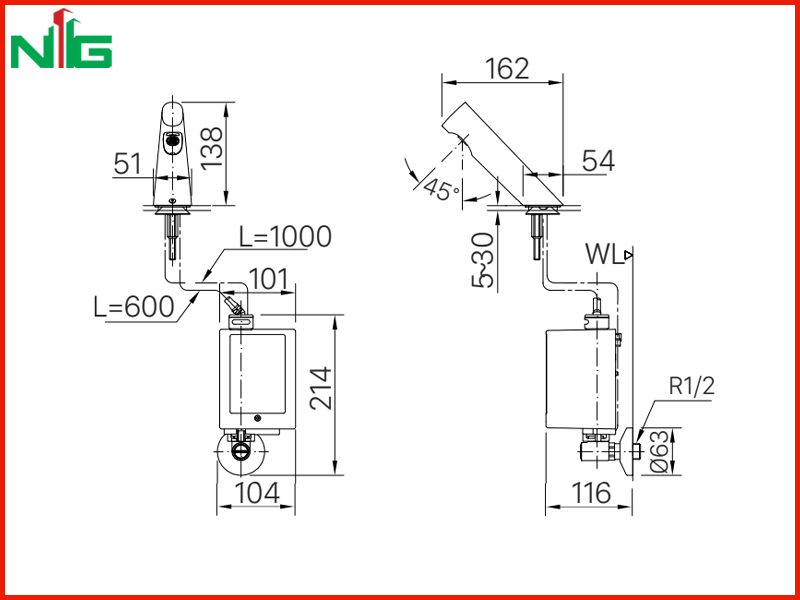 ban-ve-ky-thuat-voi-lavabo-cam-ung-lanh-inax-amv-300