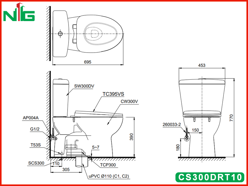 ban-ve-ky-thuat-bon-cau-2-khoi-toto-CS300DRT10