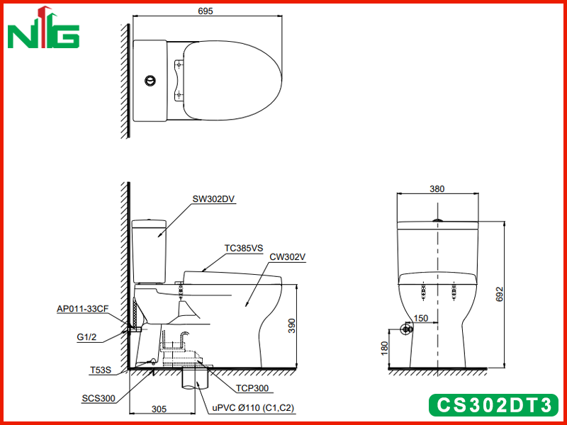 ban-ve-ky-thuat-bon-cau-2-khoi-toto-CS302DT3