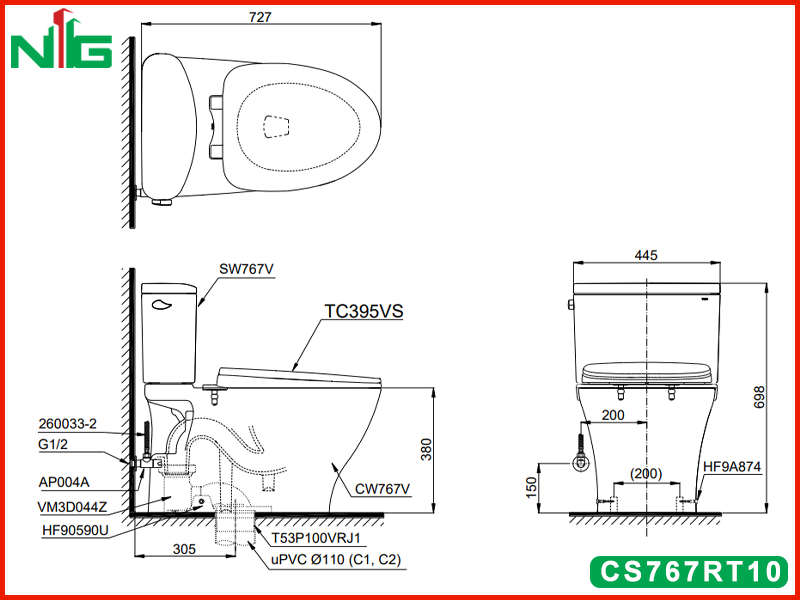 ban-ve-ky-thuat-bon-cau-2-khoi-toto-CS767RT10