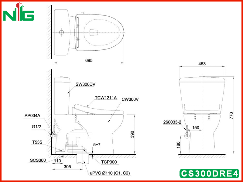 ban-ve-ky-thuat-bon-cau-nap-rua-co-toto-CS300DRE4