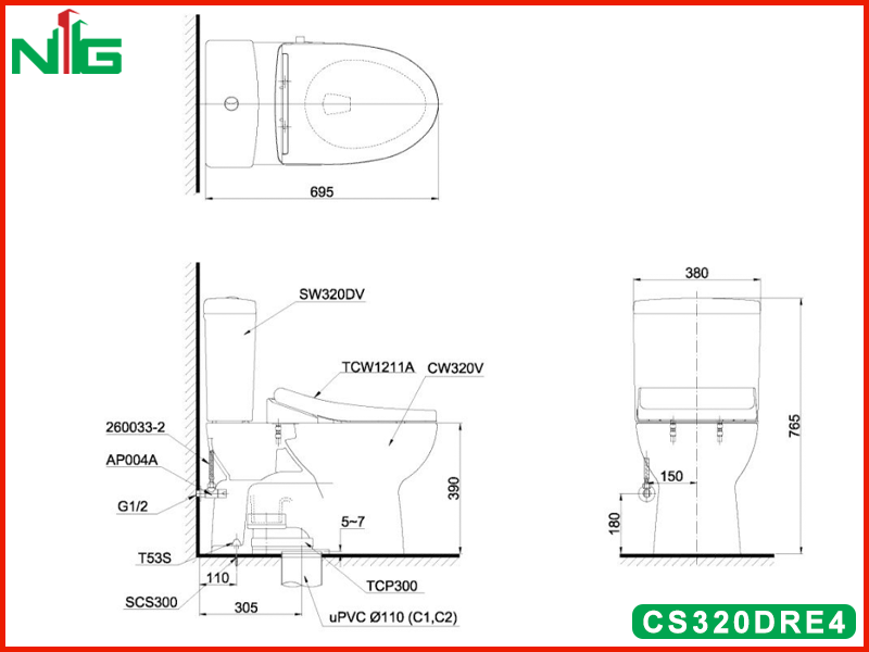 ban-ve-ky-thuat-bon-cau-nap-rua-co-toto-CS320DRE4