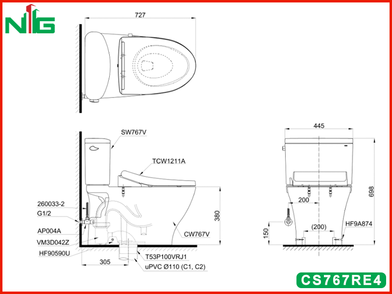 ban-ve-ky-thuat-bon-cau-nap-rua-co-toto-CS767RE4
