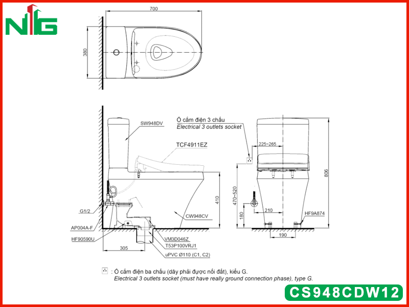 ban-ve-ky-thuat-bon-cau-nap-dien-tu-toto-CS948CDW12
