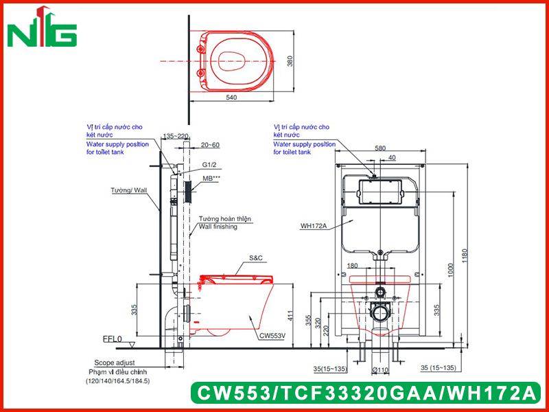 ban-ve-ky-thuat-bon-cau-nap-dien-tu-toto-CW553-TCF33320GAA-WH172A