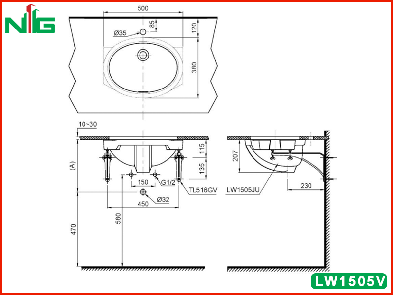 ban-ve-ky-thuat-lavabo-am-ban-toto-LW1505V