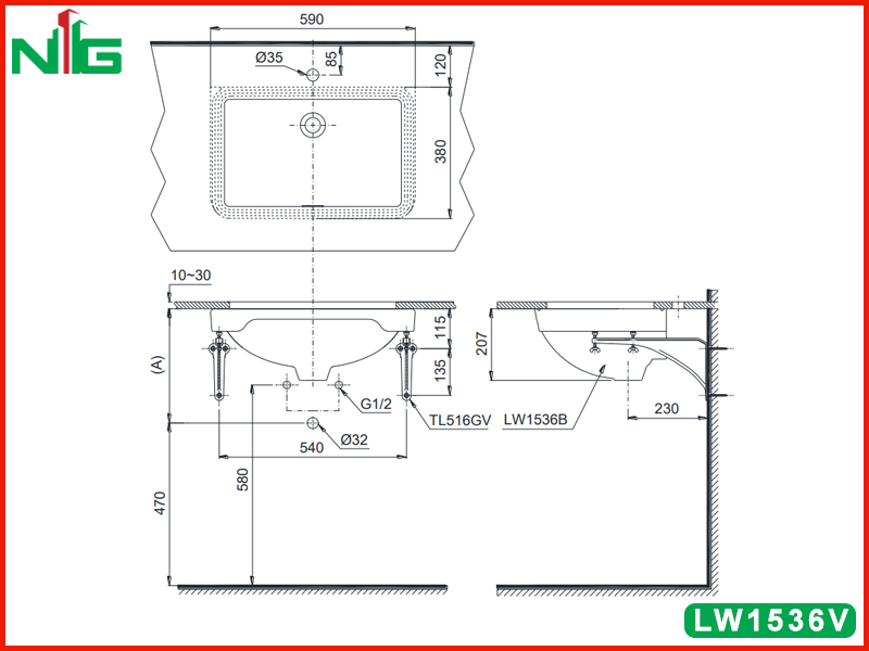 ban-ve-ky-thuat-lavabo-am-ban-toto-LW1536V