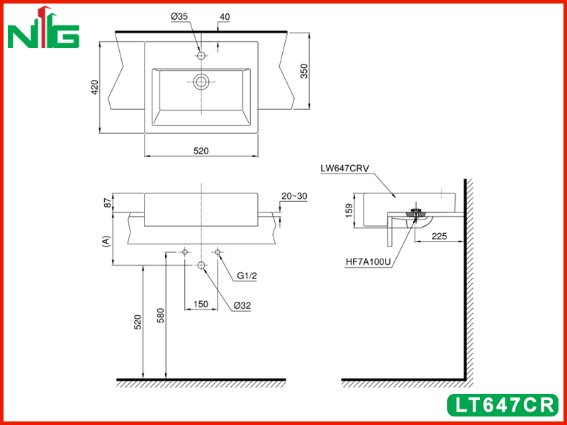 ban-ve-ky-thuat-lavabo-ban-am-ban-toto-LT647CR
