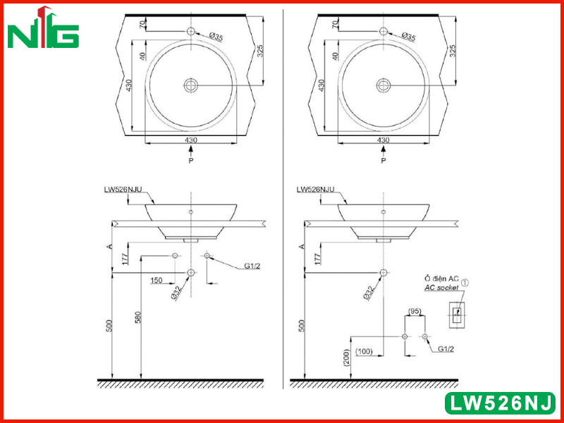 ban-ve-ky-thuat-lavabo-ban-am-ban-totoLW526NJ