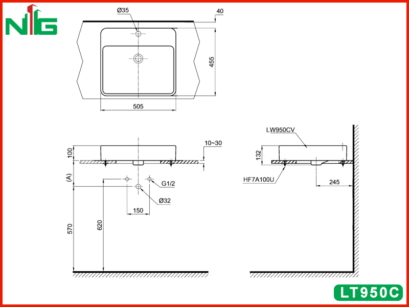 ban-ve-ky-thuat-lavabo-dat-ban-toto-LT950C