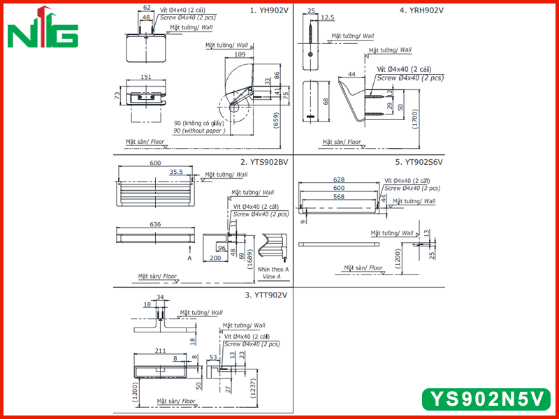 ban-ve-ky-thuat-bo-5-phu-kien-toto-YS902N5V